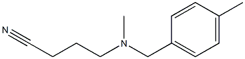 4-{methyl[(4-methylphenyl)methyl]amino}butanenitrile