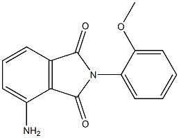 4-amino-2-(2-methoxyphenyl)-2,3-dihydro-1H-isoindole-1,3-dione Structure