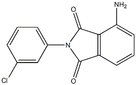 4-amino-2-(3-chlorophenyl)-2,3-dihydro-1H-isoindole-1,3-dione Structure