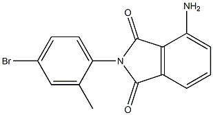 4-amino-2-(4-bromo-2-methylphenyl)-2,3-dihydro-1H-isoindole-1,3-dione 结构式