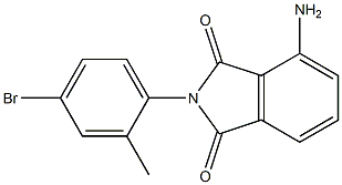 4-amino-2-(4-bromo-2-methylphenyl)-2,3-dihydro-1H-isoindole-1,3-dione Structure