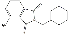 4-amino-2-(cyclohexylmethyl)-1H-isoindole-1,3(2H)-dione,,结构式