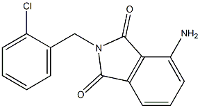 4-amino-2-[(2-chlorophenyl)methyl]-2,3-dihydro-1H-isoindole-1,3-dione,,结构式