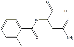  4-amino-2-[(2-methylbenzoyl)amino]-4-oxobutanoic acid