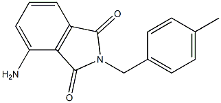4-amino-2-[(4-methylphenyl)methyl]-2,3-dihydro-1H-isoindole-1,3-dione Structure