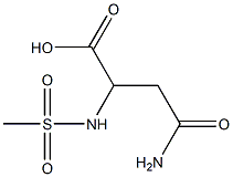  4-amino-2-[(methylsulfonyl)amino]-4-oxobutanoic acid