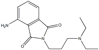 4-amino-2-[3-(diethylamino)propyl]-2,3-dihydro-1H-isoindole-1,3-dione Struktur