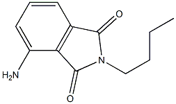 4-amino-2-butyl-2,3-dihydro-1H-isoindole-1,3-dione 化学構造式