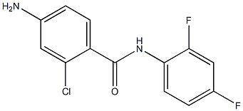 4-amino-2-chloro-N-(2,4-difluorophenyl)benzamide Structure