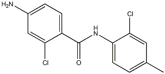 4-amino-2-chloro-N-(2-chloro-4-methylphenyl)benzamide,,结构式