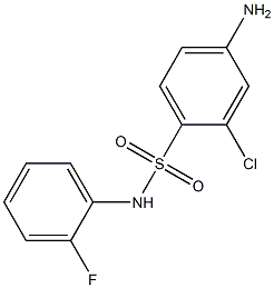 4-amino-2-chloro-N-(2-fluorophenyl)benzene-1-sulfonamide