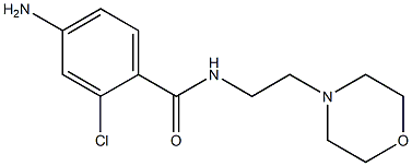 4-amino-2-chloro-N-(2-morpholin-4-ylethyl)benzamide Structure