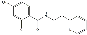 4-amino-2-chloro-N-(2-pyridin-2-ylethyl)benzamide Structure