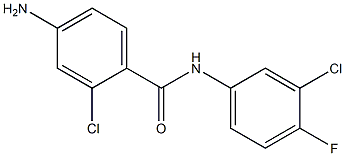 4-amino-2-chloro-N-(3-chloro-4-fluorophenyl)benzamide