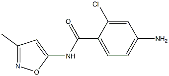 4-amino-2-chloro-N-(3-methyl-1,2-oxazol-5-yl)benzamide