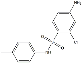 4-amino-2-chloro-N-(4-methylphenyl)benzene-1-sulfonamide Structure