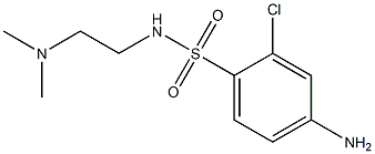 4-amino-2-chloro-N-[2-(dimethylamino)ethyl]benzene-1-sulfonamide