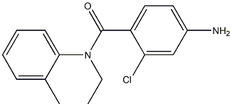 4-amino-2-chloro-N-ethyl-N-(2-methylphenyl)benzamide|