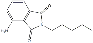 4-amino-2-pentyl-2,3-dihydro-1H-isoindole-1,3-dione Structure