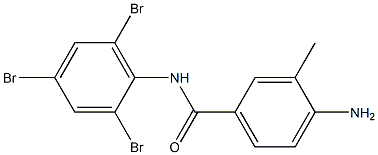 4-amino-3-methyl-N-(2,4,6-tribromophenyl)benzamide Structure