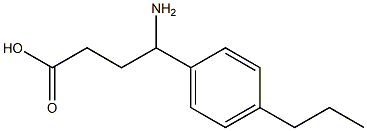 4-amino-4-(4-propylphenyl)butanoic acid