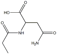 4-amino-4-oxo-2-(propionylamino)butanoic acid