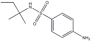 4-amino-N-(1,1-dimethylpropyl)benzenesulfonamide Structure