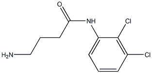 4-amino-N-(2,3-dichlorophenyl)butanamide,,结构式