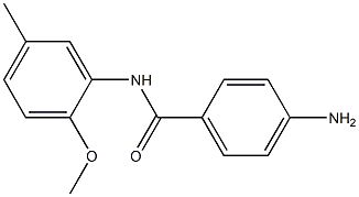 4-amino-N-(2-methoxy-5-methylphenyl)benzamide Structure