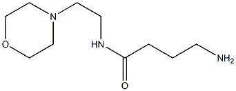 4-amino-N-(2-morpholin-4-ylethyl)butanamide|