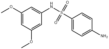 4-amino-N-(3,5-dimethoxyphenyl)benzene-1-sulfonamide, 202466-84-0, 结构式