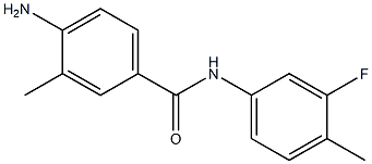 4-amino-N-(3-fluoro-4-methylphenyl)-3-methylbenzamide 结构式