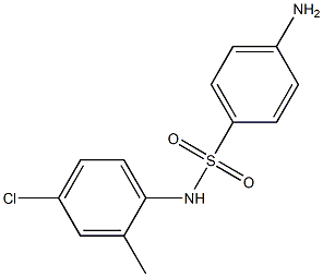 4-amino-N-(4-chloro-2-methylphenyl)benzenesulfonamide Structure