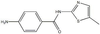  4-amino-N-(5-methyl-1,3-thiazol-2-yl)benzamide