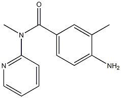 4-amino-N,3-dimethyl-N-(pyridin-2-yl)benzamide Structure