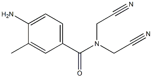 4-amino-N,N-bis(cyanomethyl)-3-methylbenzamide