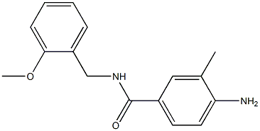  4-amino-N-[(2-methoxyphenyl)methyl]-3-methylbenzamide