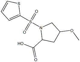  4-methoxy-1-(thien-2-ylsulfonyl)pyrrolidine-2-carboxylic acid