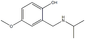 4-methoxy-2-[(propan-2-ylamino)methyl]phenol Structure
