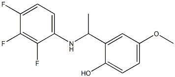  4-methoxy-2-{1-[(2,3,4-trifluorophenyl)amino]ethyl}phenol