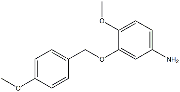 4-methoxy-3-[(4-methoxybenzyl)oxy]aniline,,结构式