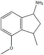 4-methoxy-3-methyl-2,3-dihydro-1H-inden-1-amine 结构式