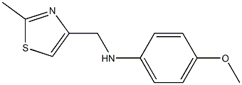  4-methoxy-N-[(2-methyl-1,3-thiazol-4-yl)methyl]aniline