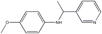 4-methoxy-N-[1-(pyridin-3-yl)ethyl]aniline,,结构式