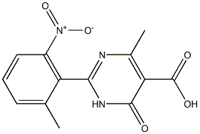 4-methyl-2-(2-methyl-6-nitrophenyl)-6-oxo-1,6-dihydropyrimidine-5-carboxylic acid