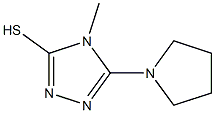  4-methyl-5-pyrrolidin-1-yl-4H-1,2,4-triazole-3-thiol