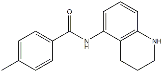  4-methyl-N-(1,2,3,4-tetrahydroquinolin-5-yl)benzamide