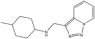 4-methyl-N-{[1,2,4]triazolo[3,4-a]pyridin-3-ylmethyl}cyclohexan-1-amine Structure