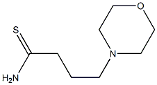 4-morpholin-4-ylbutanethioamide 结构式