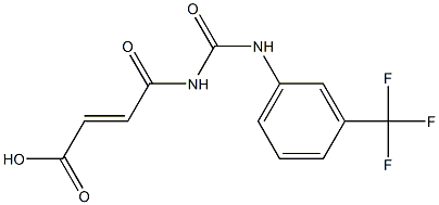  4-oxo-4-({[3-(trifluoromethyl)phenyl]carbamoyl}amino)but-2-enoic acid